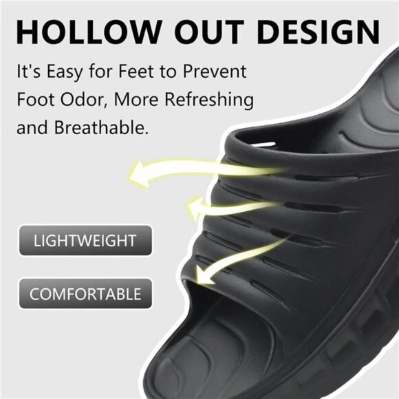 Mens Sport Recovery Sandals Plantar Fasciitis Thick Cushion Slides Sandals main image 5